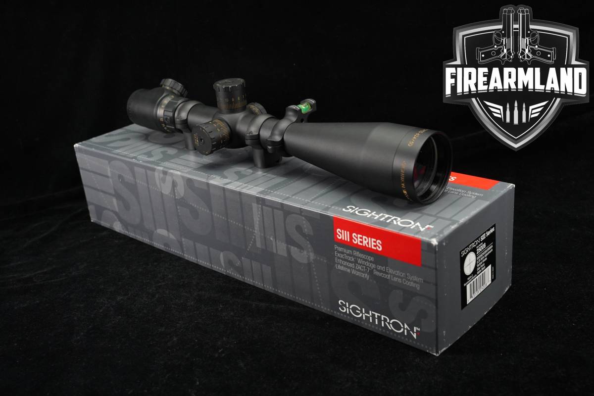 Sightron SIIISS 6-24x50mm SFP MOA-2 Illuminated Reticle Scope SIII SS