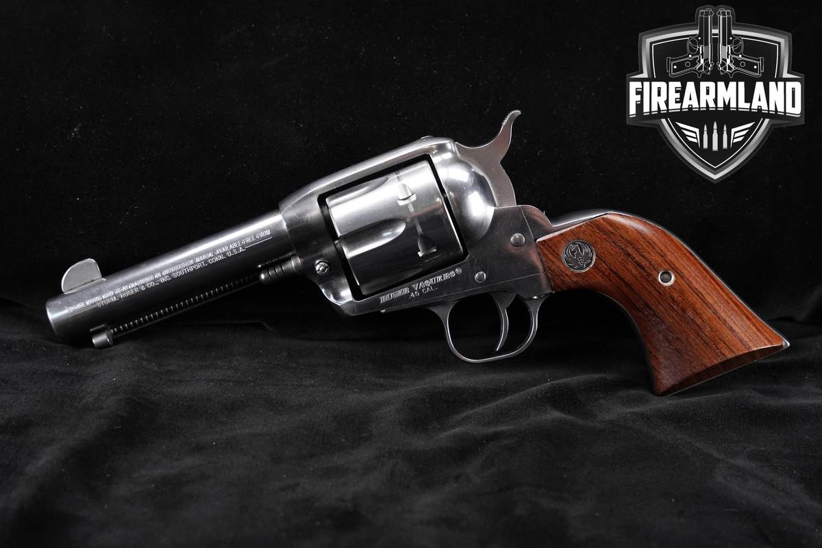 DESIRED 2000 Ruger Vaquero Convertible 45Colt 45ACP 4.62" Stainless