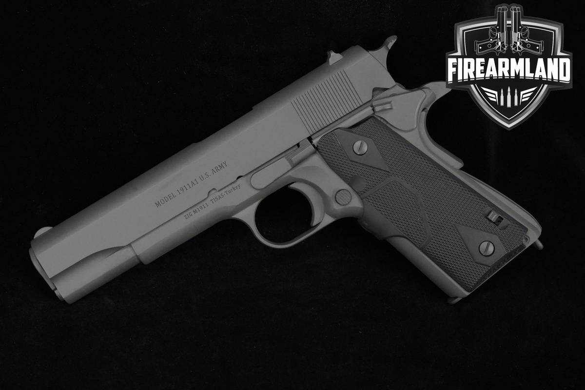 Tisas USA Model 1911A1 U.S. Army 45 ACP Gray Tisas 1911 1911A1 +LASER GRIP