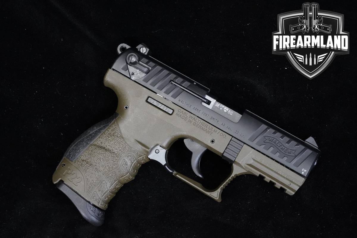 Walther P22 Q Military 22LR Two-Tone Walther-P22 Q P22Q +2 MAGS & ORIG CASE