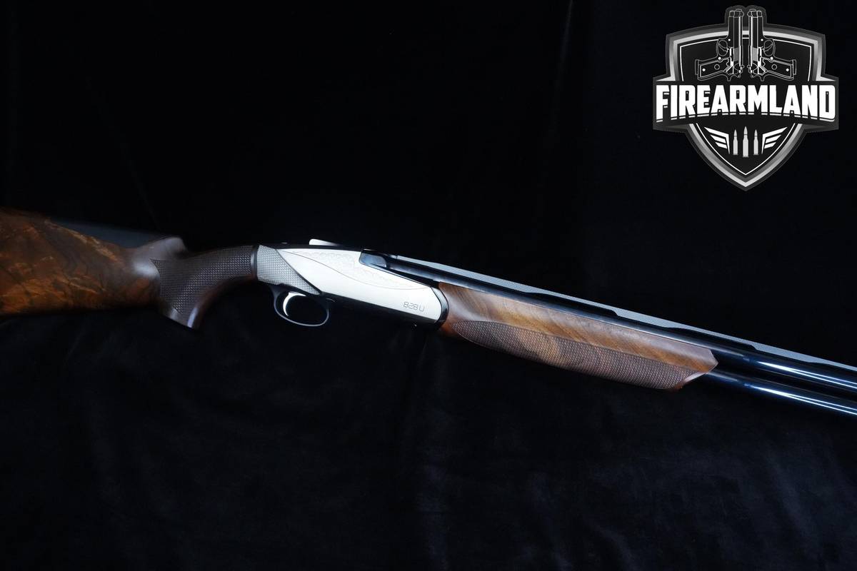 Benelli 828U 12-Gauge 28" Nickel Plated Benelli 828-U +ORIG CASE