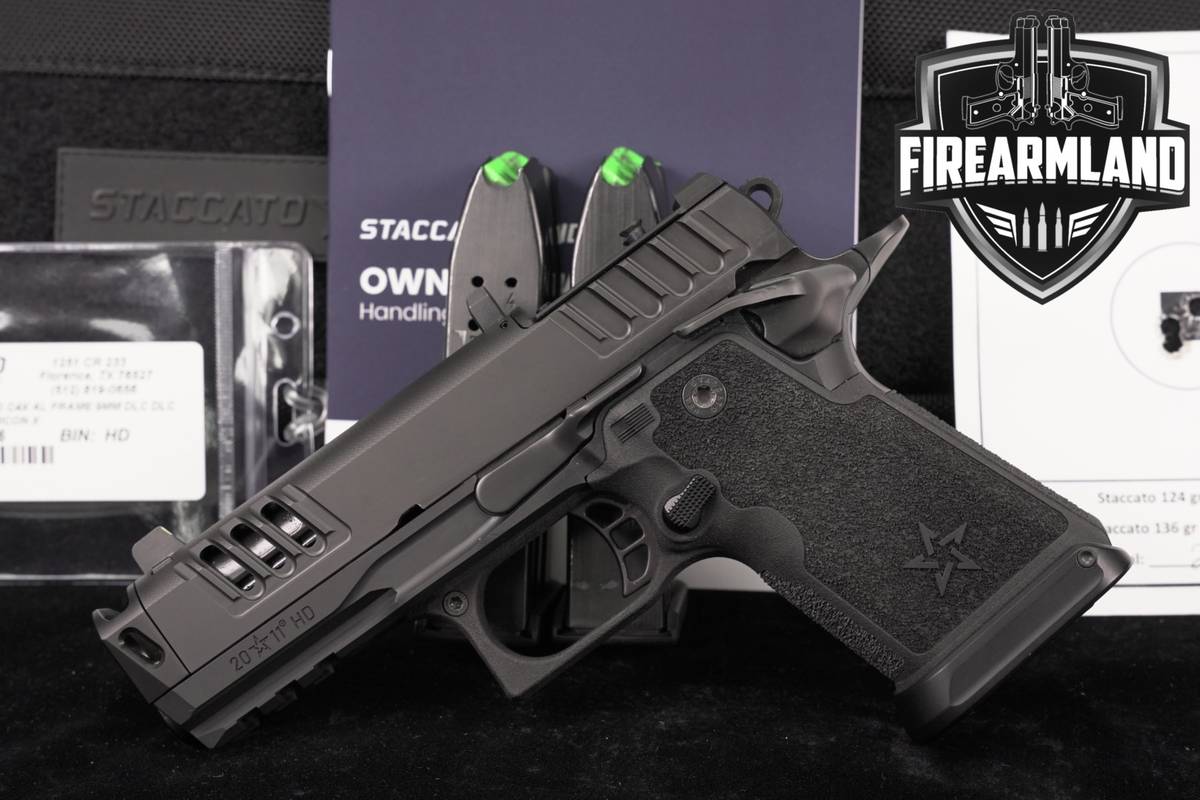 Staccato C4X HD 9mm Optics-Ready 4" STI C-4X 1911 2011 +3 MAGS & ORIG CASE