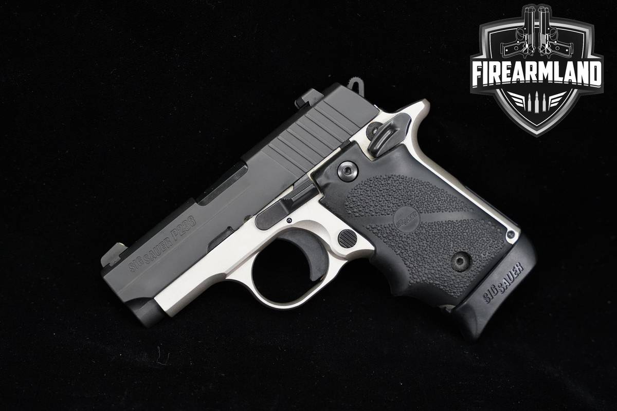 Sig Sauer P238 Two-Tone 380-ACP 2.7" P-238 +2 MAGS, ORIG CASE & HOLSTER