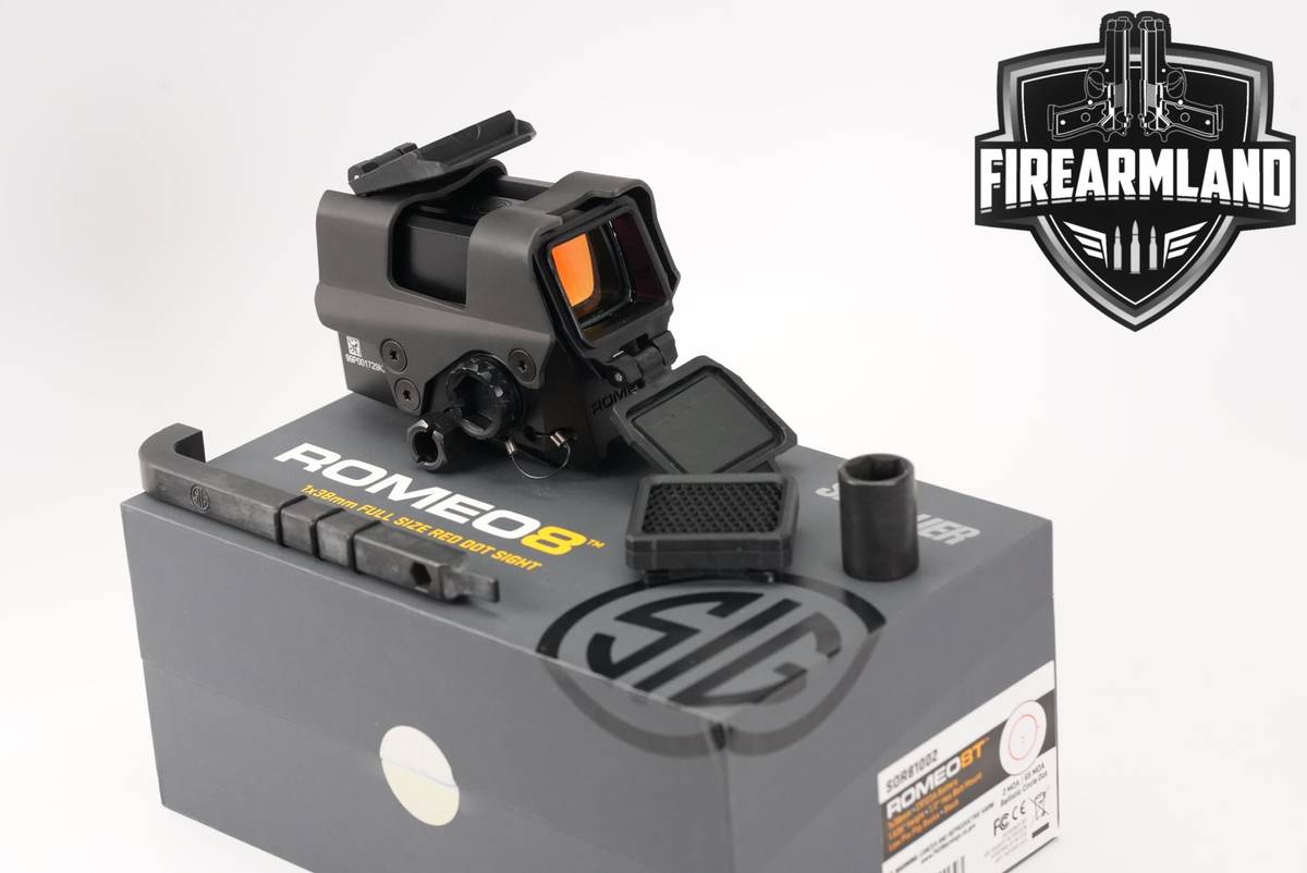 Sig Sauer Romeo 8T 1x38mm 2 MOA / 65 Ballistic Circle Dot Red Sight Romeo8T