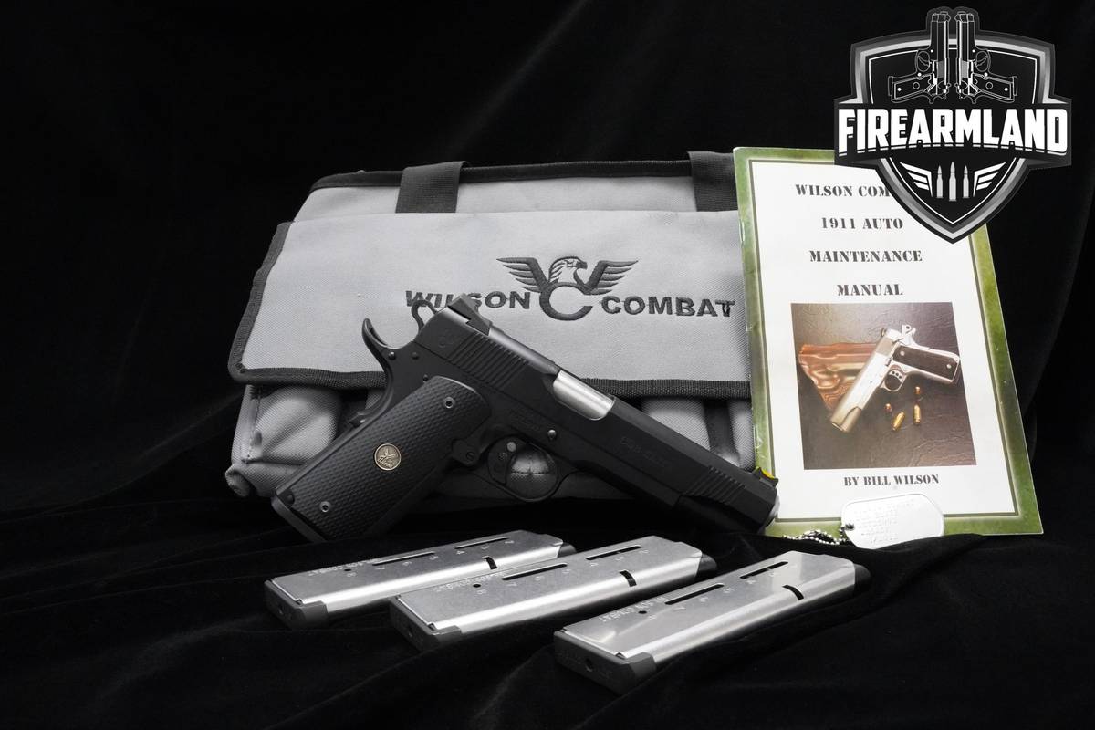 Wilson Combat (WC) CQB Elite 45 ACP 1911 5" 1911 1911A1 ORIG CASE