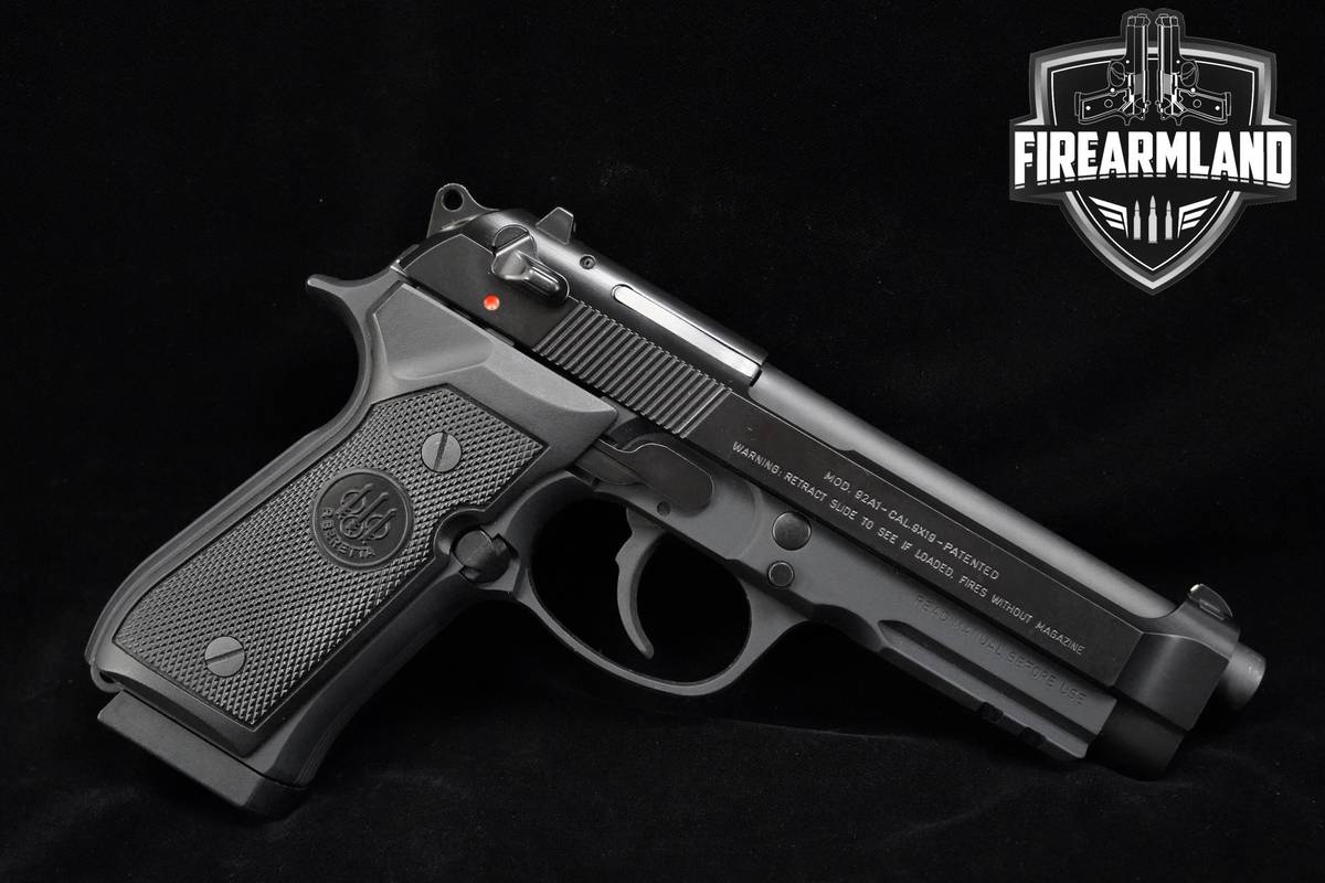 Beretta 92A1 Full Size 9mm 4.9" BBL Black Beretta 92-A1 +3 MAGS & ORIG CASE