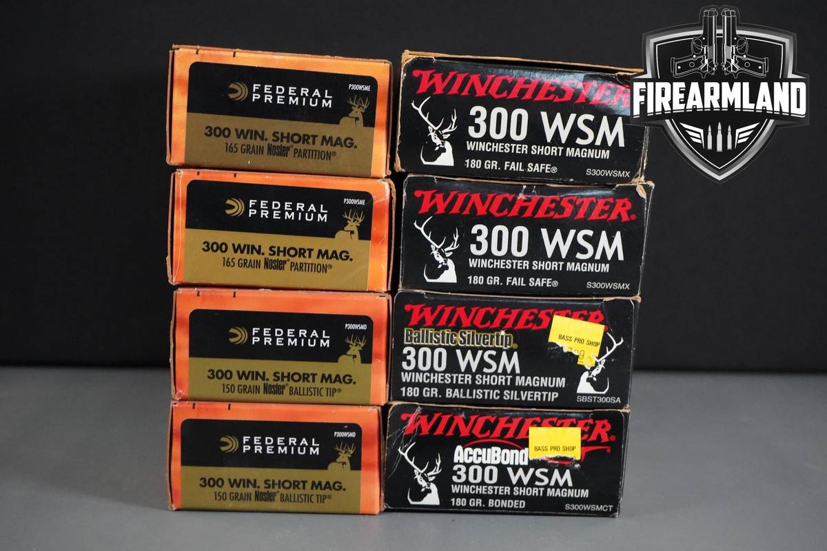 300 WSM Ammo 300-WSM Ammunition 160 ROUNDS
