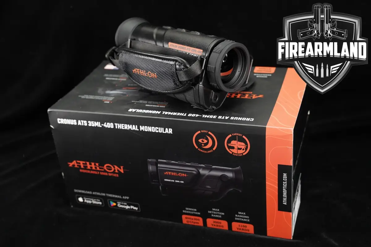 Athlon Optics Cronus ATS 35ML-400 35mm Tube Digital THERMAL Scope +CASE