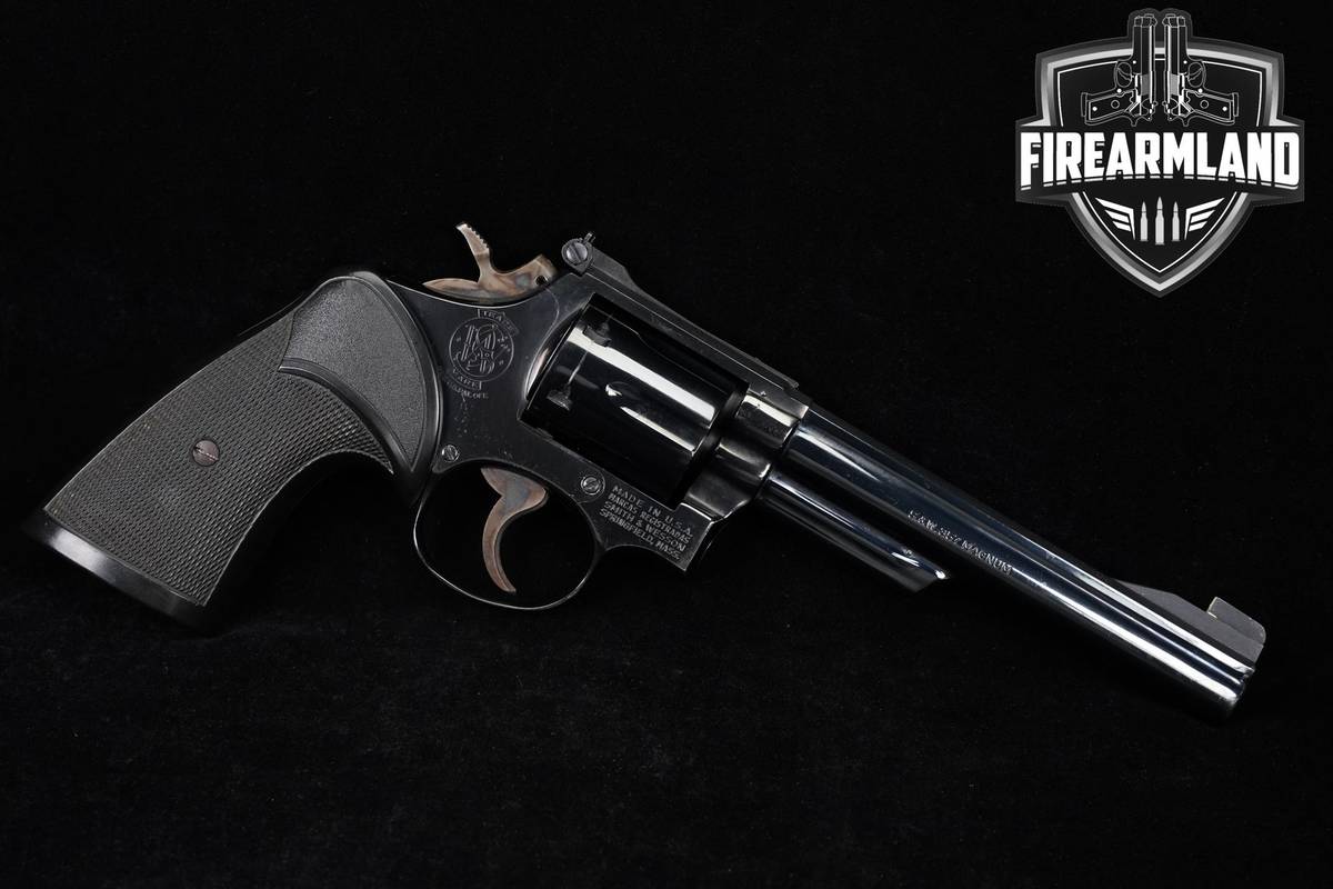 1960s-70s Smith & Wesson S&W Model 19-3 357 Magnum 6 Blued DA/SA