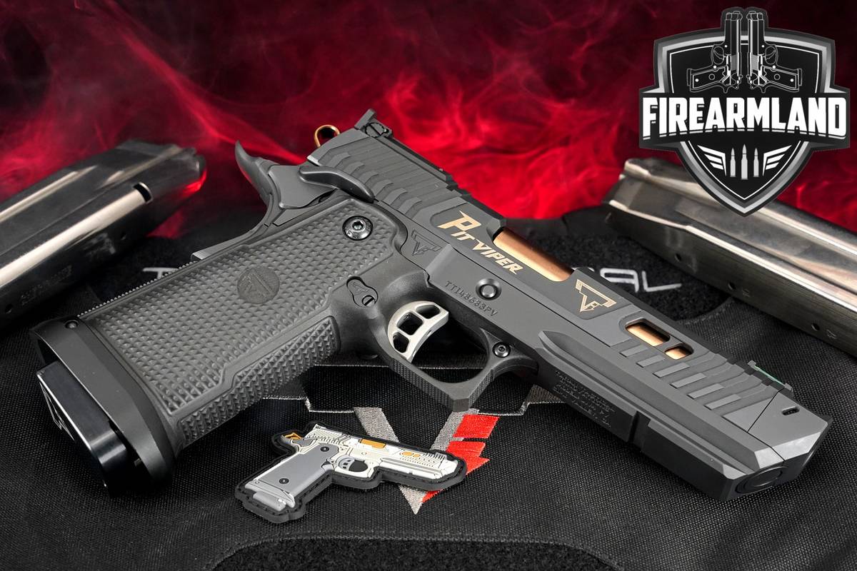 Taran Tactical TTI JW4 Pit Viper COMP 9mm 1911 2011 +3 MAGS & ORIG CASE