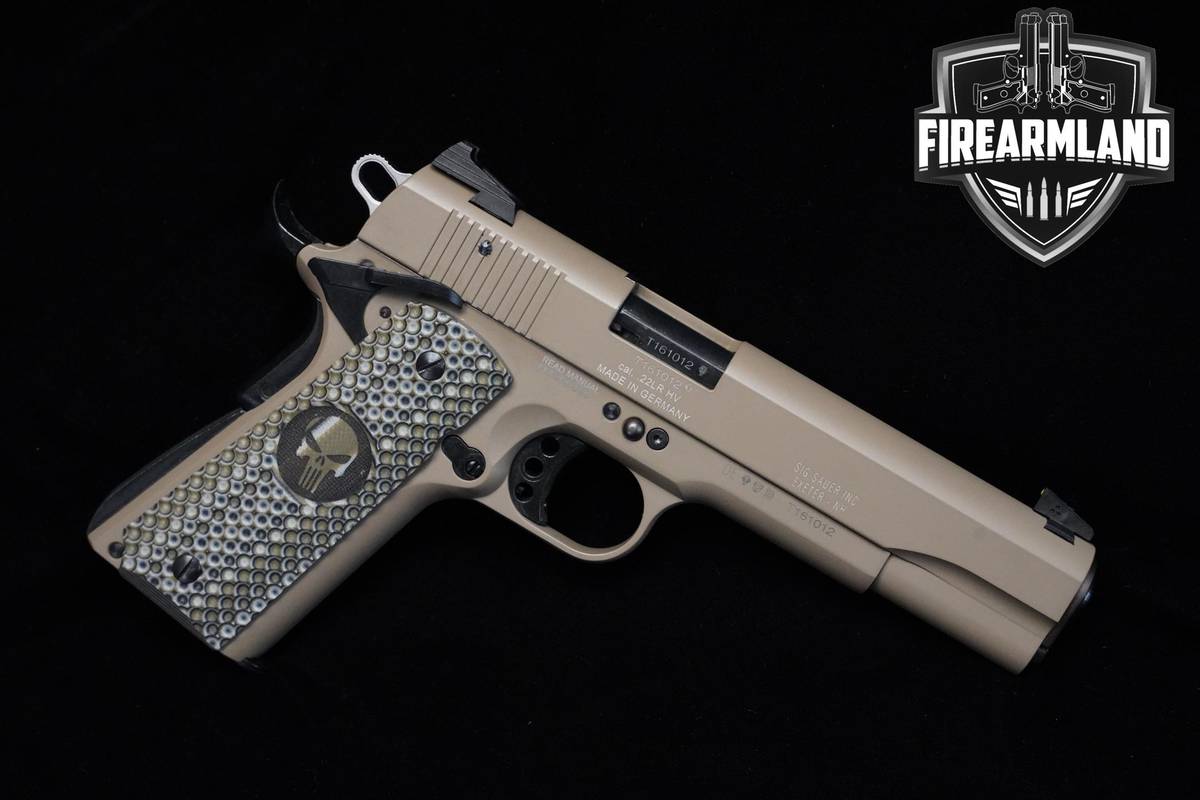 Sig Sauer 1911-22-FDE 22LR 1911 5" FDE 1911-22 1911 2MAGS & ORIG CASE