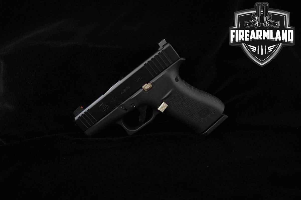 Glock 43X Slimline 9mm 3.41" Glock G43X G43-X +ORIG CASE & HOLSTER