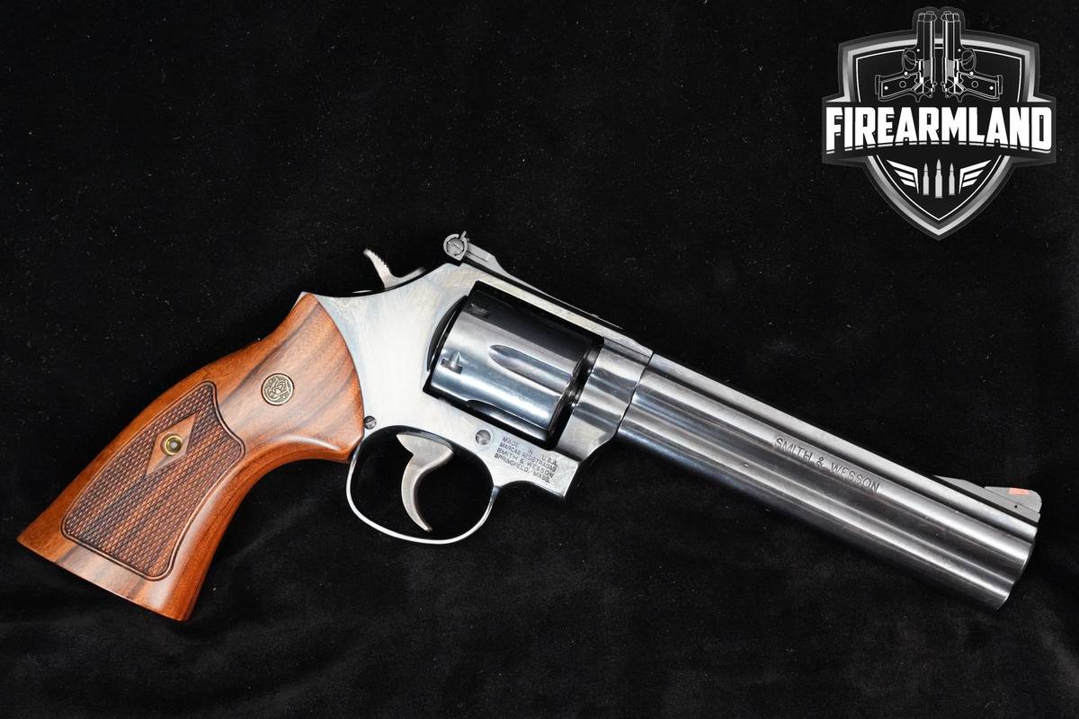 Smith & Wesson (S&W) Model 586-8 357 Magnum 6" Blued S&W 586-8 DA/SA