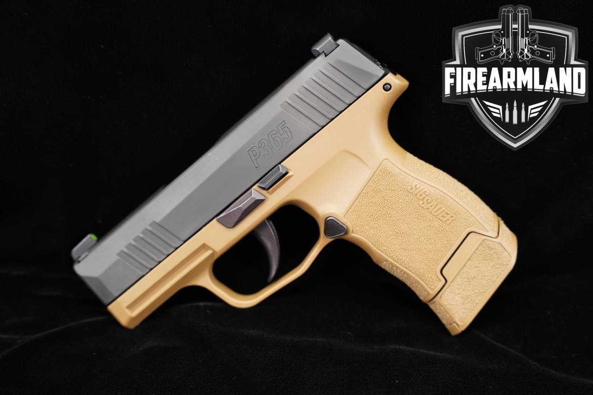 LIMITED Sig Sauer P365 Reverse Two-Tone TACPAC 9mm 3.1" +3 MAGS & ORIG CASE