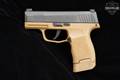 Sig Sauer P365 Reverse Two-Tone Coyote TacPac; TALO Exclusive 9mm Luger Two-Tone Gray & Coyote Tan in Very Good Condition Image 3