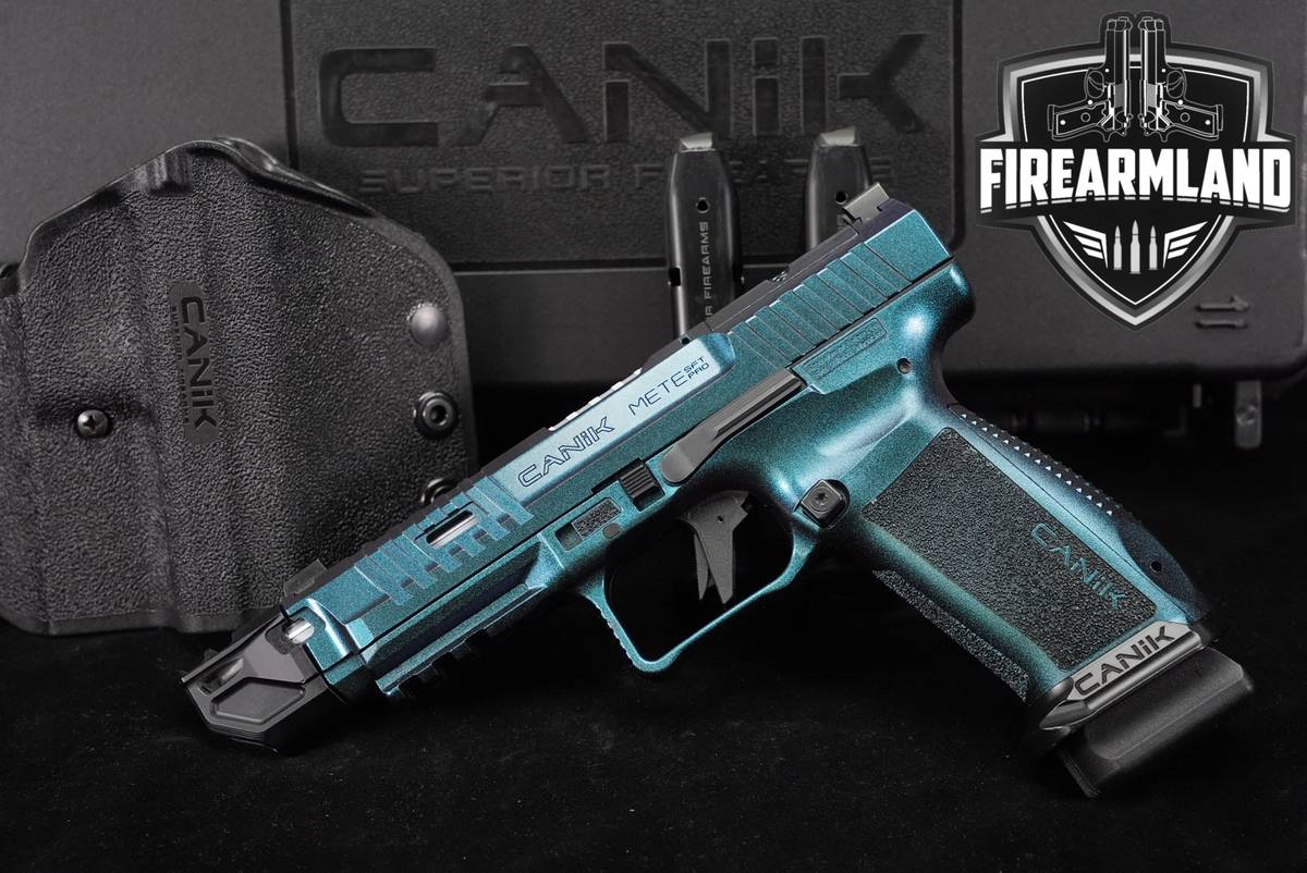 Canik METE SFT Pro Optics-Ready 9mm COMP 5" Metallic Teal/Blue +3 MAGS
