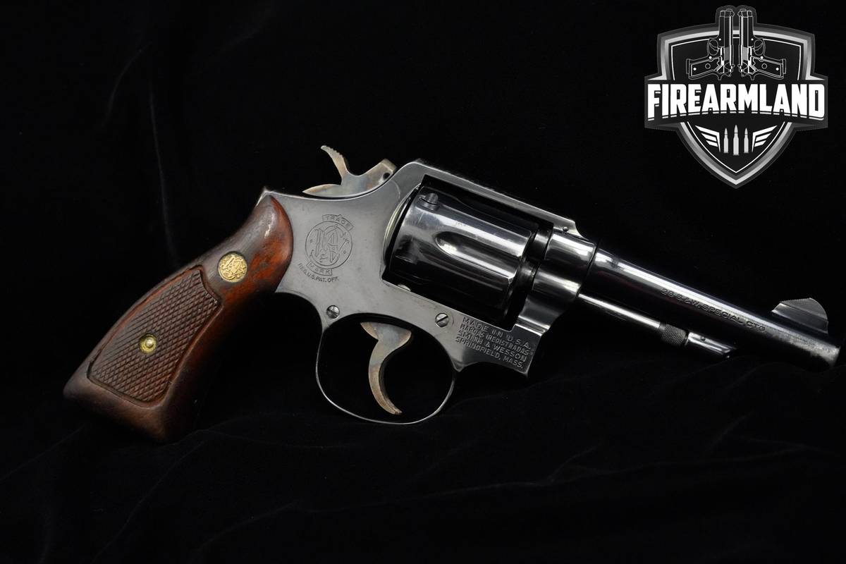 1972 Smith & Wesson (S&W) Model 10-5 Military Police 38 Special 4" S&W 10-5