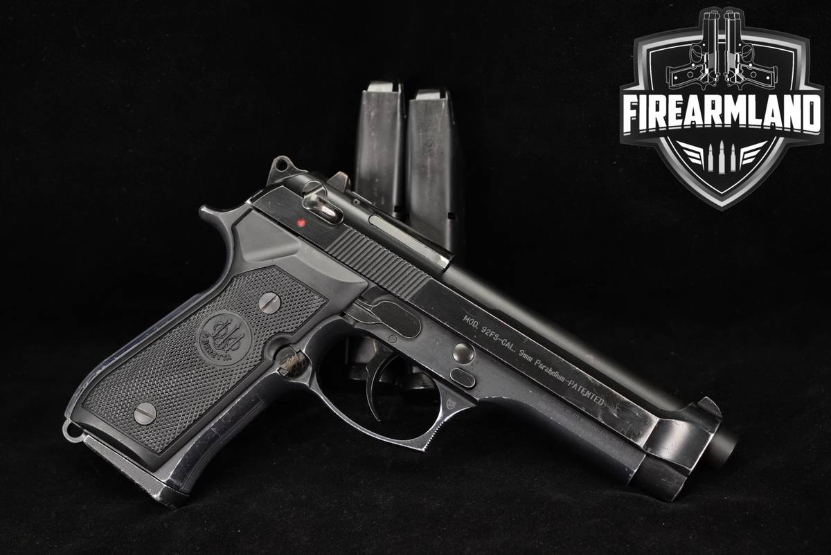 Beretta 92FS 9mm 4.9" Black Bruniton 92 FS +3 MAGS