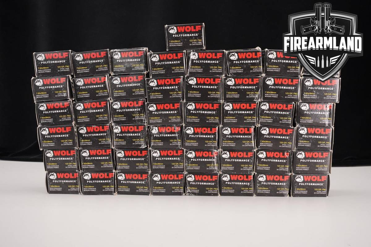 980 RDS! 7.62x39 Ammo 7.62X39