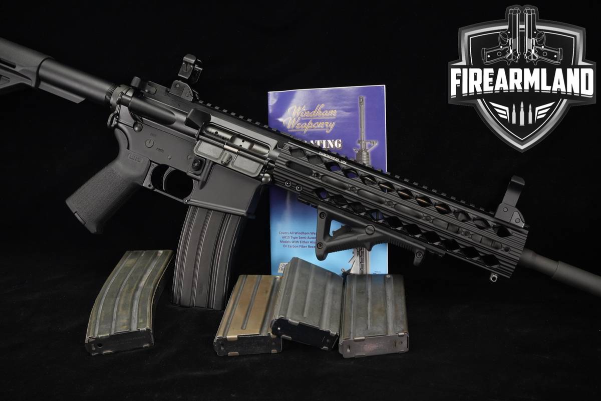 Windham Weaponry WW-15 5.56 NATO AR15 16 THREADED +5 MAGS
