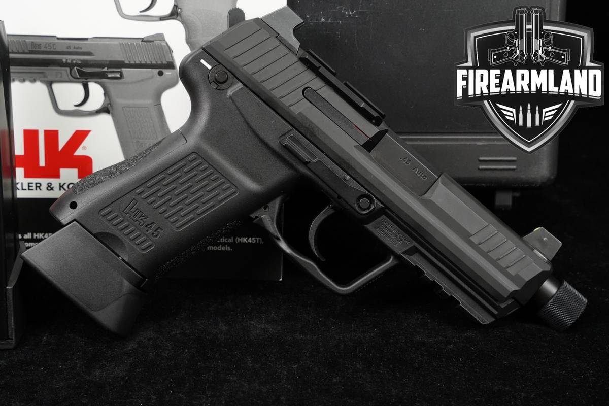 Heckler & Koch H&K HK45 Compact Tactical V2 OR 45 ACP THREADED +2 MAGS