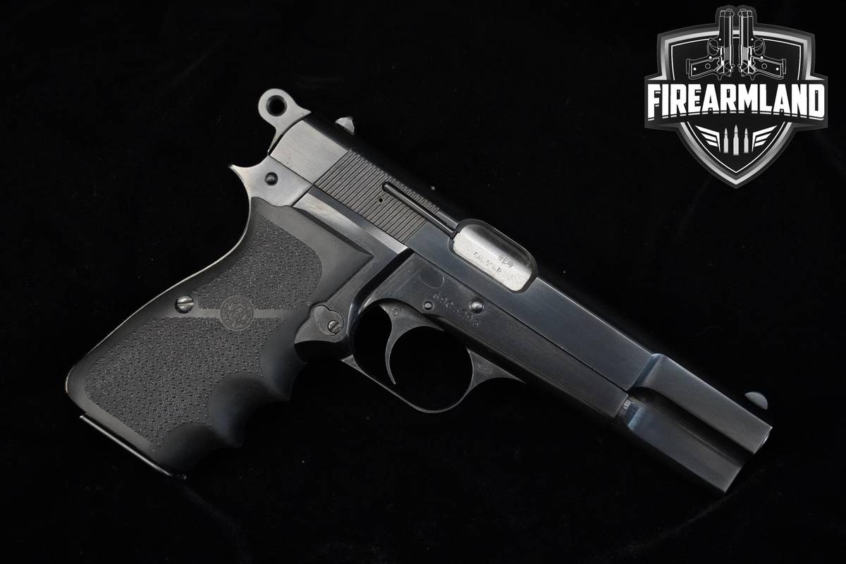 1969 Browning Hi-Power 9mm 4.7" Blued Browning