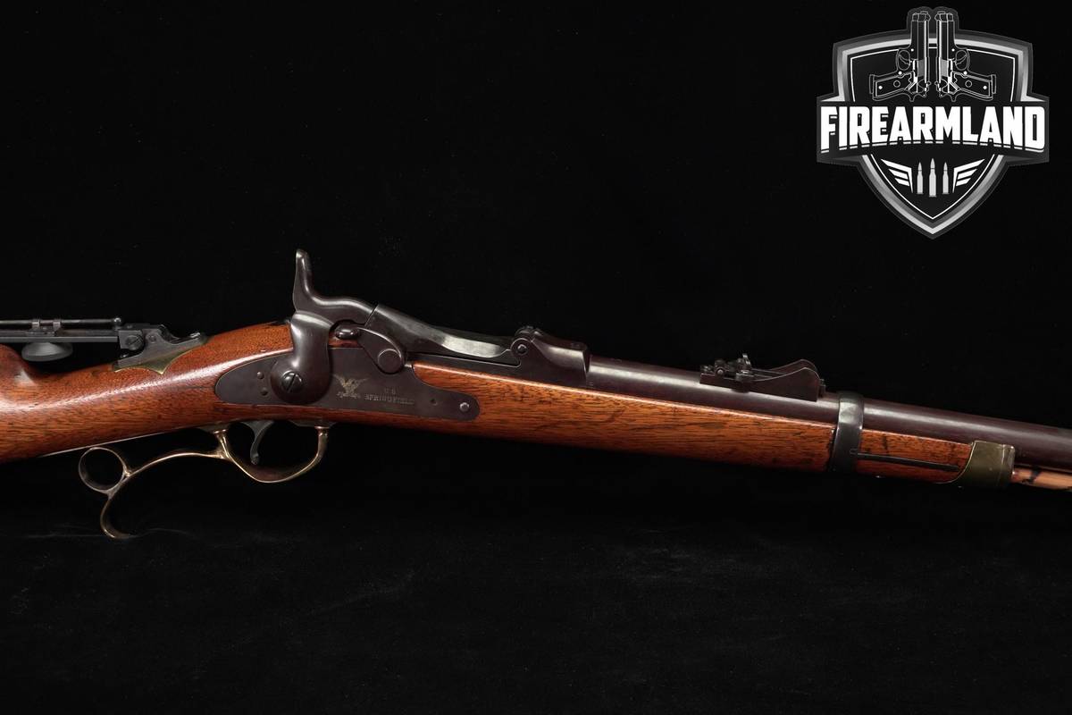 1883 Springfield Armory Model 1873 Trapdoor 45-70 Govt 26.5" Blued & Walnut