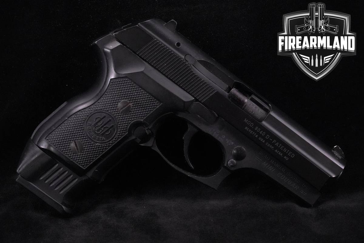 Beretta Model 8040-D Mini-Cougar 40 S&W 3.7" Black Beretta 8040D +2 MAGS