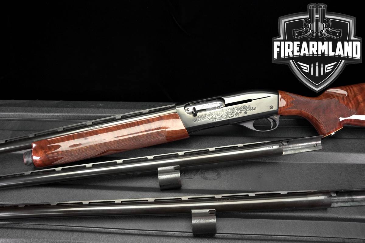 ONE OF A KIND Remington 1100 12-gauge LEFT-HAND THREE-BARREL SET!