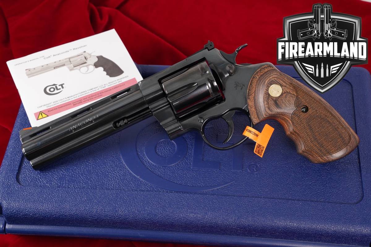 DESIRED Colt Anaconda 44 Magnum 6" Blued +ORIG CASE