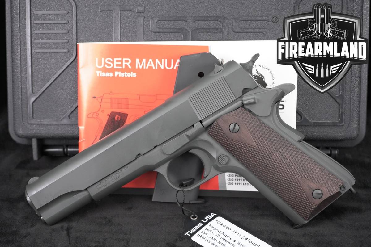 Tisas M1911 A1 GOVT Series 70 45 ACP 1911 FORGED HBM + 2 MAGS & ORIG CASE