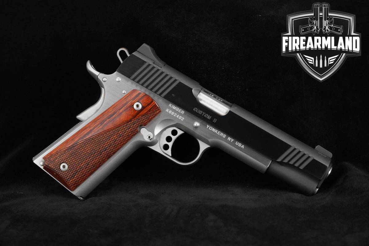 Kimber Custom II 45 ACP 1911 5" Kimber-Custom II 1911 +ORIG CASE/HOLSTER