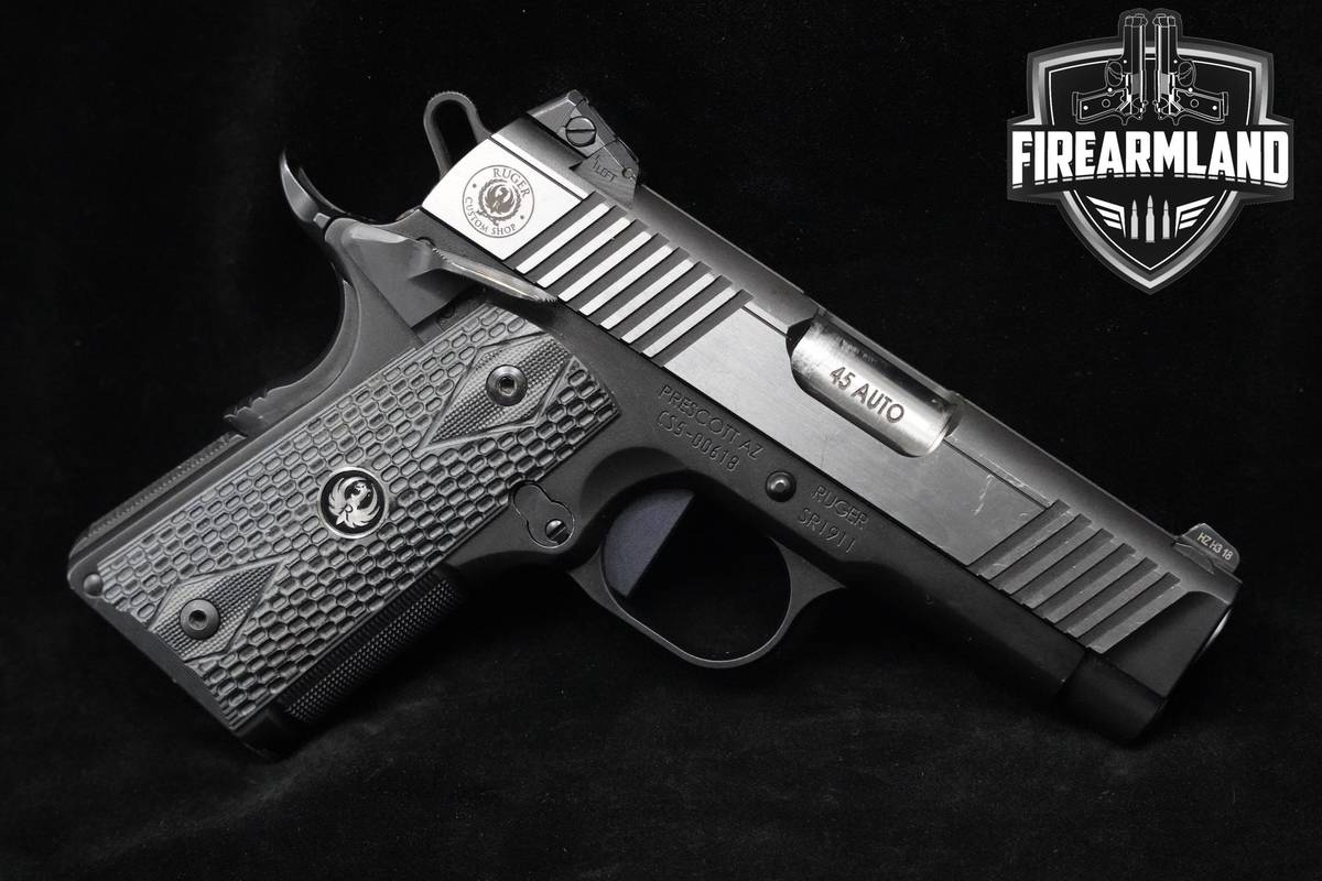Ruger SR1911 Custom Shop Officer-Style 45 ACP Ruger-SR1911 MATCH +ORIG CASE