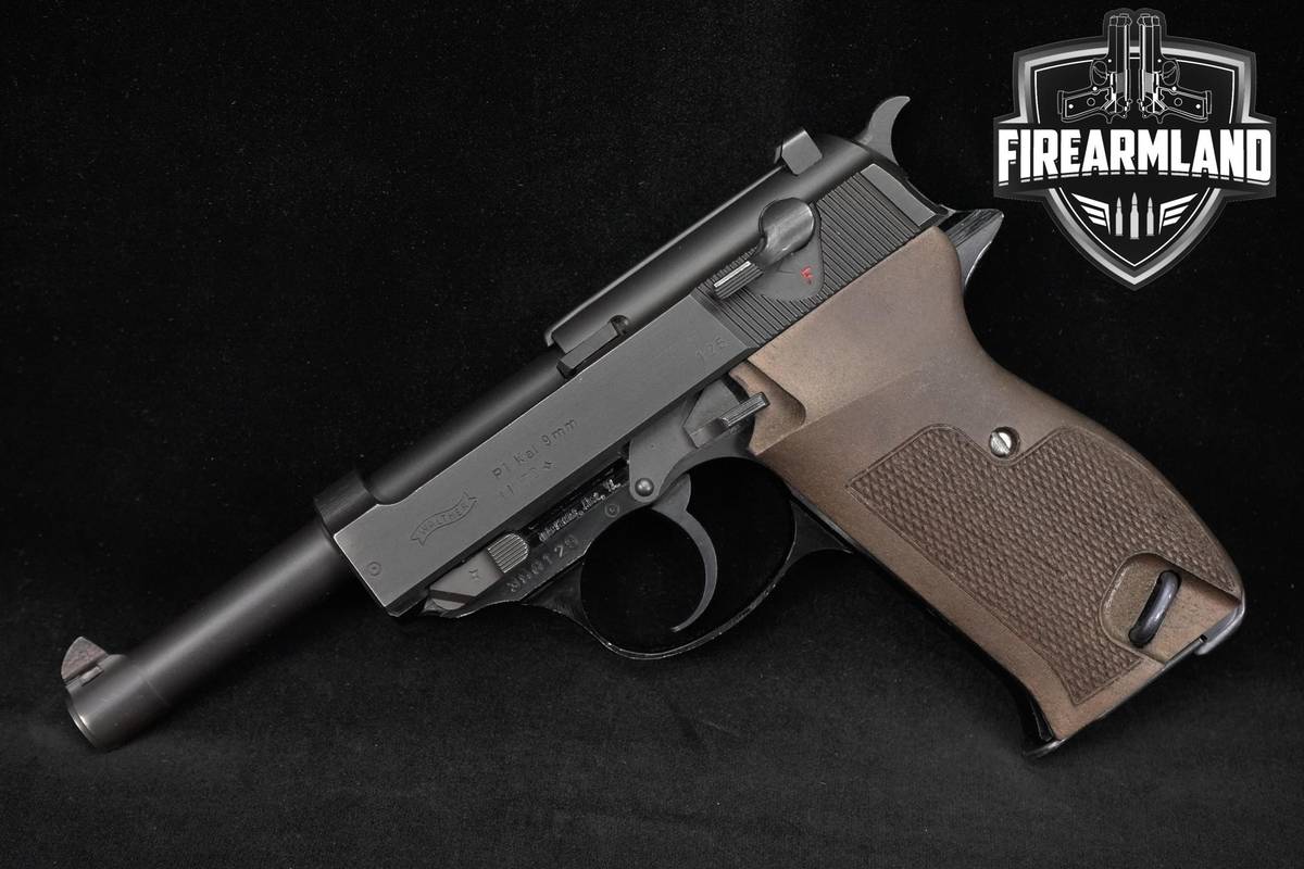 1972 Walther P1 9mm 4.9" +2 MAGS & HOLSTER
