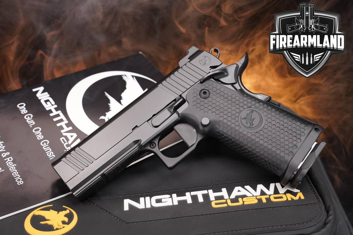Nighthawk Custom TRS Commander 9mm 1911 4.25" +2 MAGS & ORIG CASE