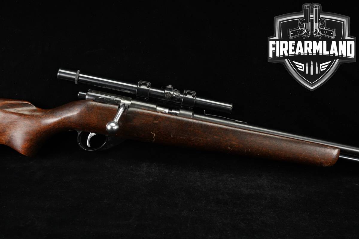 Pre-1968 J.C Higgins JC Model 103.13 22LR 24" Blued & Hardwood + SCOPE