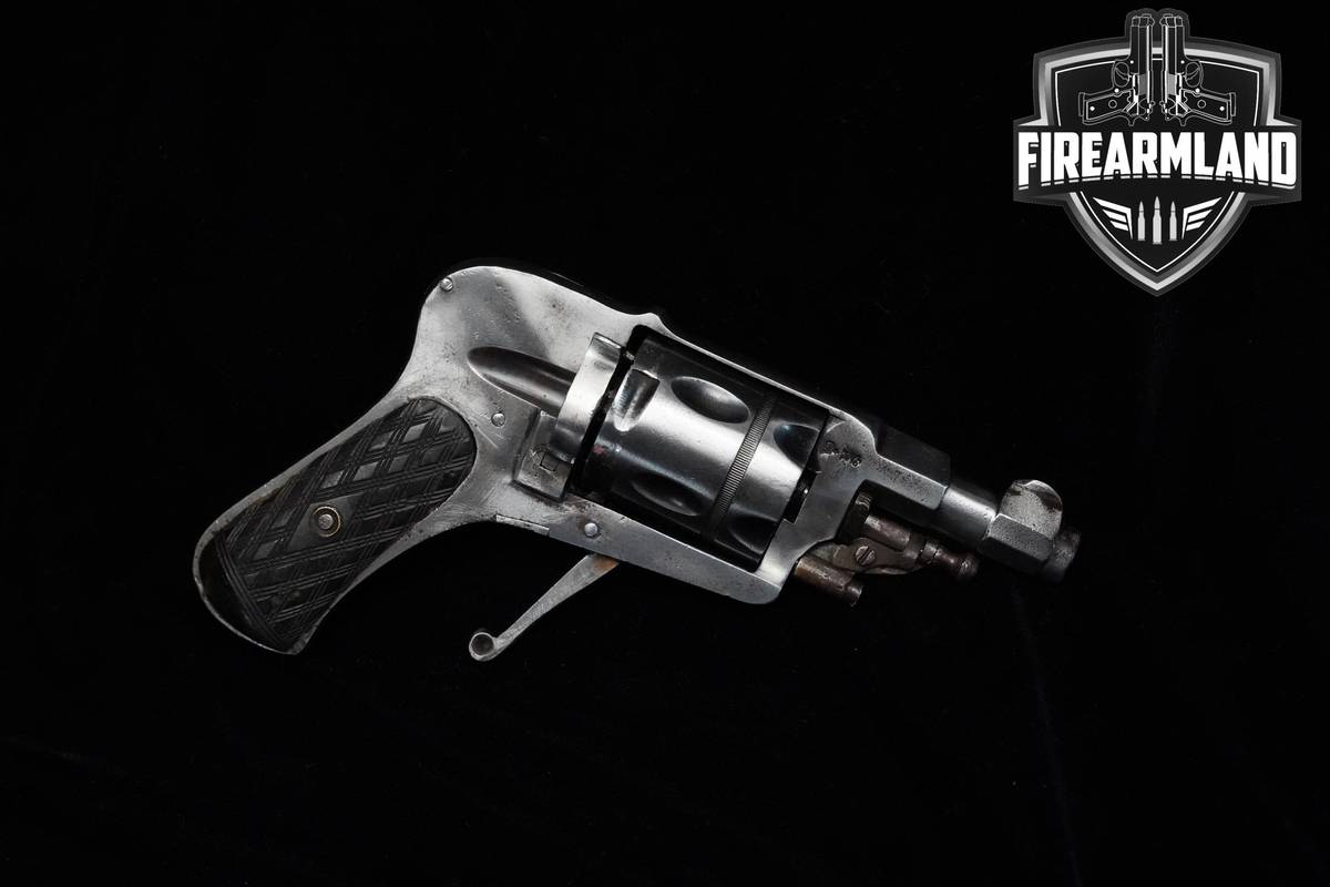 UNKNOWN Belgian Bicycle Pistol Polished Steel Gunsmith Special