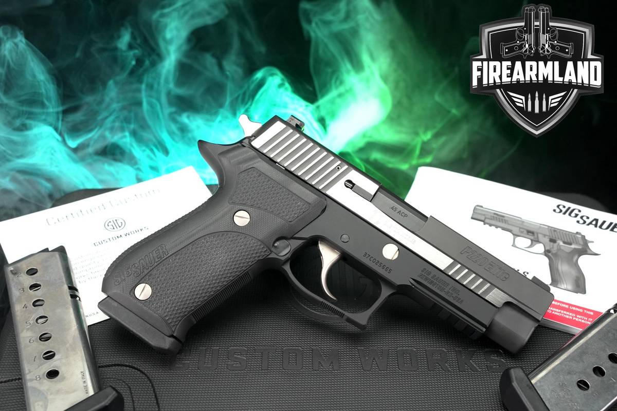 CUSTOM WORKS Sig Sauer P220 Equinox Elite Full-Size 45 ACP 4.4 +ORIG CASE