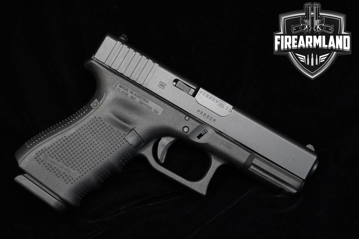 Glock 19 Gen4 9mm 4.02" Tenifer Glock G19 Gen-4 2 MAGS, ORIG CASE & HOLSTER