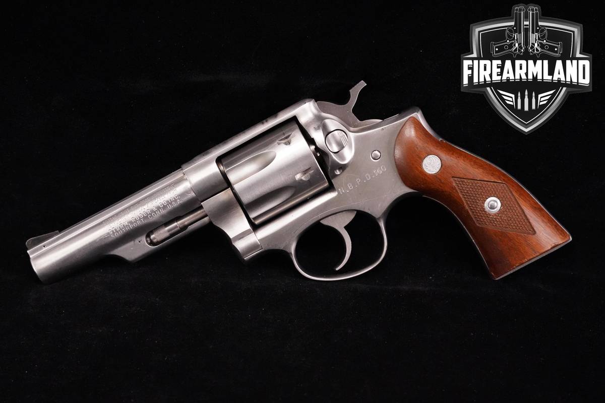 Ruger Police Service-Six N.B.P.D. Property Marked 357 Magnum 4" DA/SA