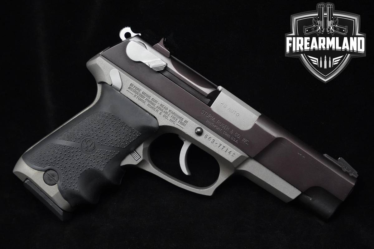 2006 Sturm Ruger P90 45 ACP 4.5" Two-Tone Ruger P-90 DA/SA