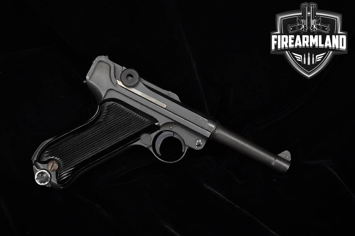 1917 Deutsche Werke Erfurt DWE P08 Police Reissue 9mm 3.9" P08 P.08 P-08