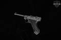 1917 Deutsche Werke Erfurt (DWE) P08 Police Reissue 9mm Luger Blued in Good Condition Image 2
