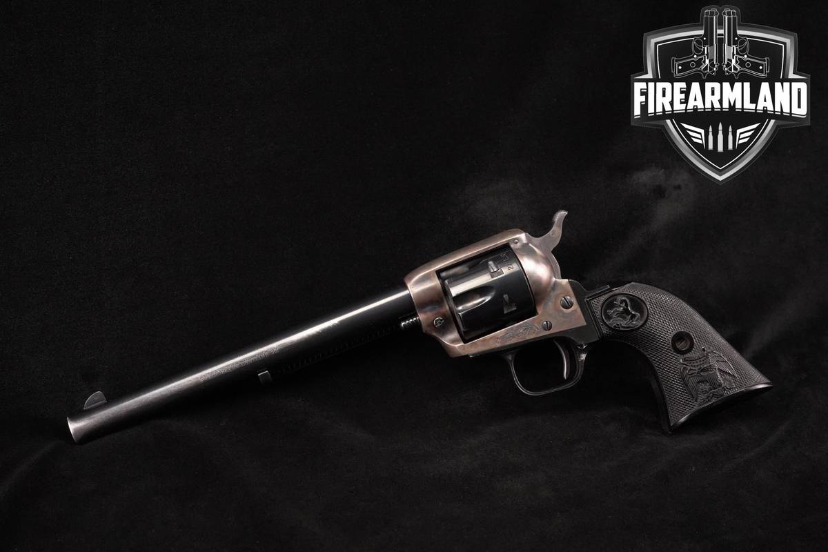 1976 Colt Peacemaker .22 Buntline 22LR 7.5" Blued & Color Case-Hardened SAA