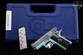 2018 Colt Defender Lightweight TALO 9mm Luger Robins Egg Blue Cerakote in Very Good Condition Image 2