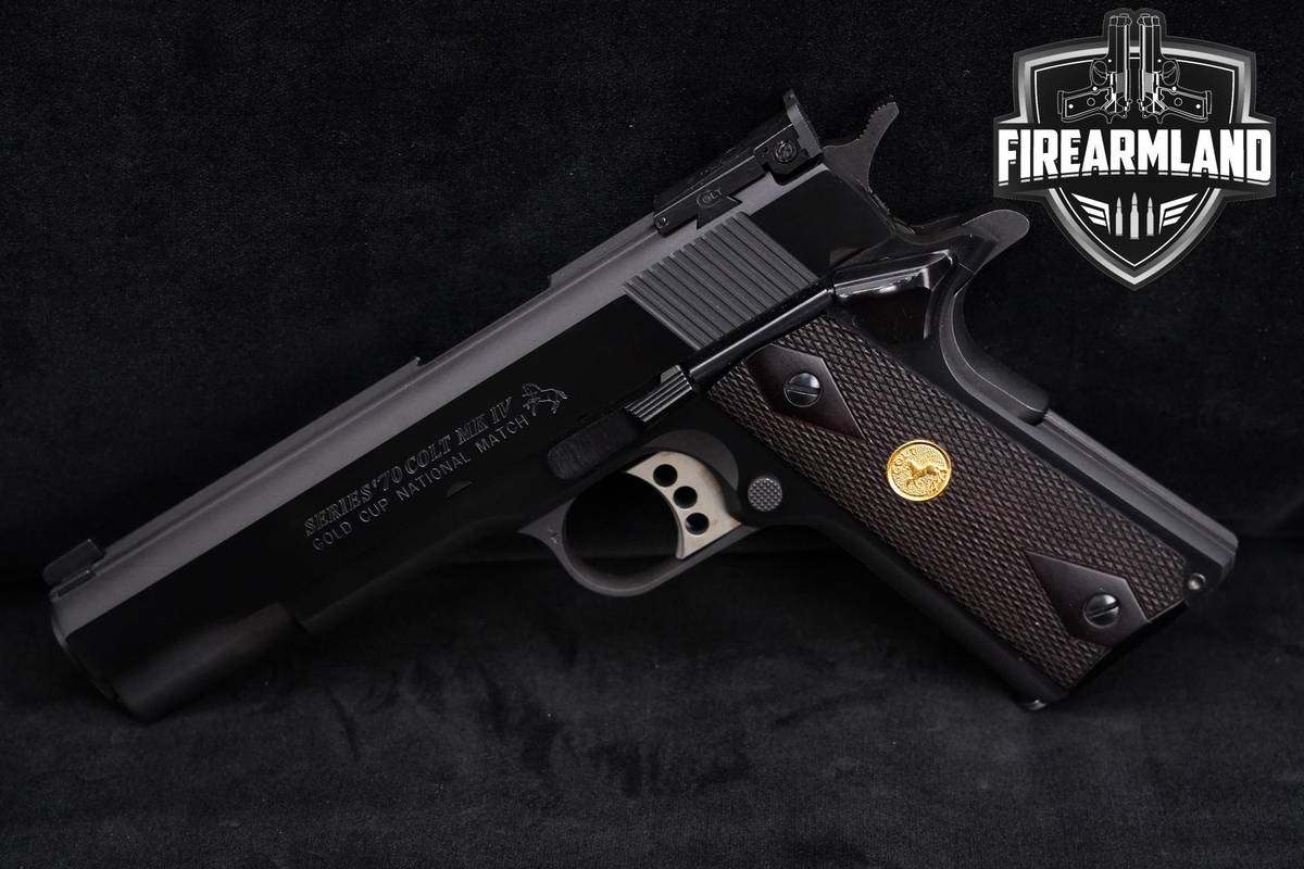 Colt Gold Cup National Match Series 70 Mk IV 9mm 1911 5" Blued +ORIG CASE