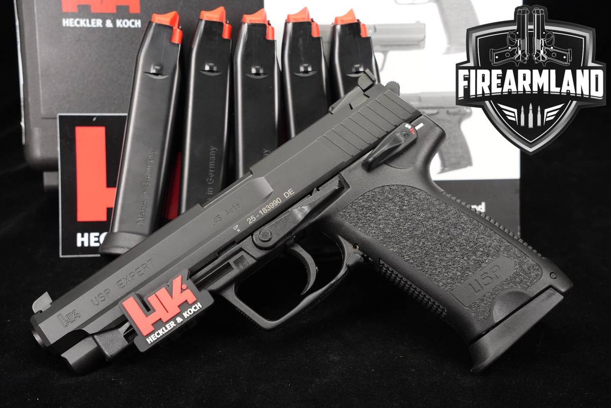 Heckler & Koch USP Expert 45 ACP H&K 5.2" +6 MAGS & ORIG CASE