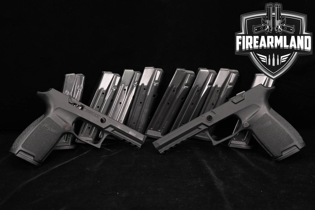Sig Sauer P320 Carry & Full Size Grip Modules P-320 8 MAGS