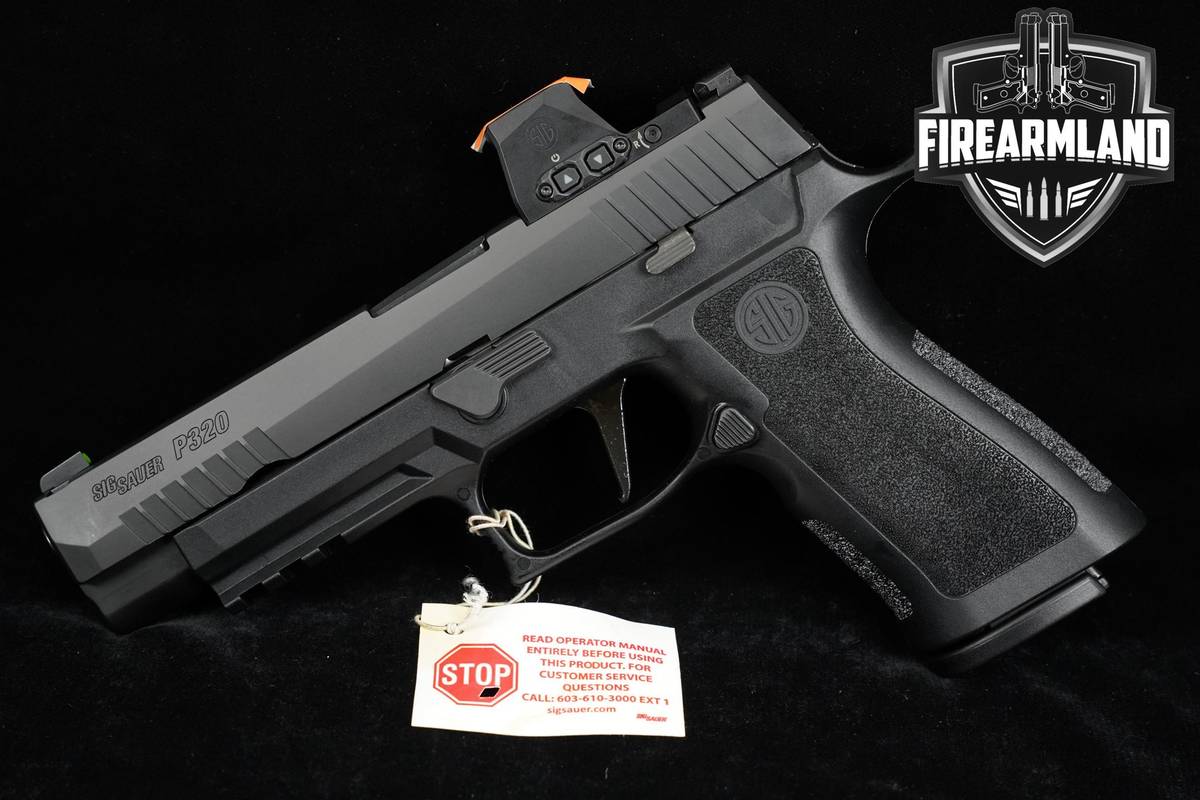 LIKE-NEW Sig Sauer P320 XSeries FULL 9mm 4.7" +3 MAGS, ORIG CASE & ROMEO-X