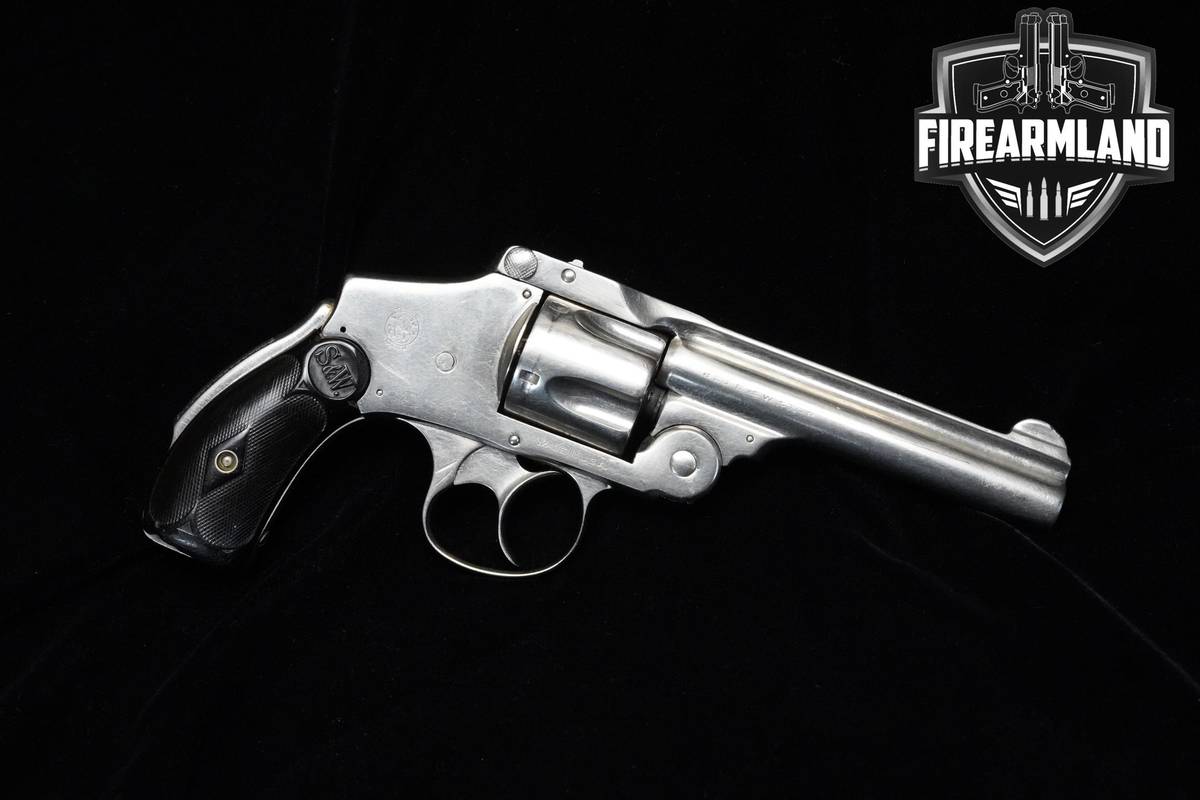 EARLY 1900s Smith & Wesson (S&W) Safety Hammerless 5th Model 38 S&W 4"